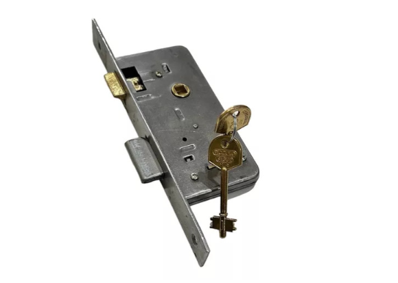 Cerradura Doble Paleta Zincada Piccolo